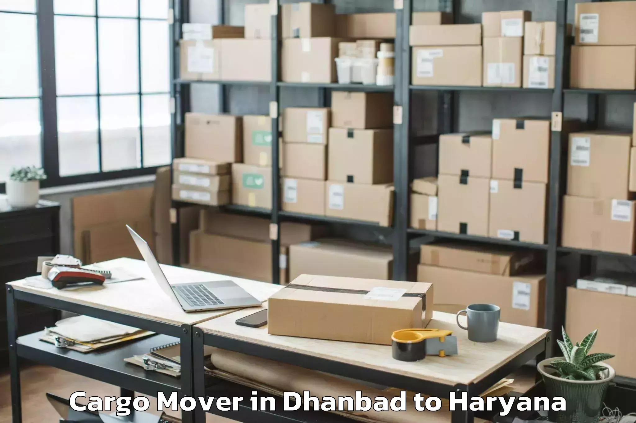 Book Dhanbad to Panipat Cargo Mover Online